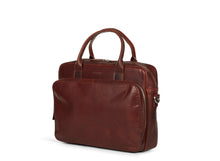 Load image into Gallery viewer, Laptop Bag Leo Brown