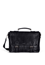 Load image into Gallery viewer, Leather Briefcase Bag James Black