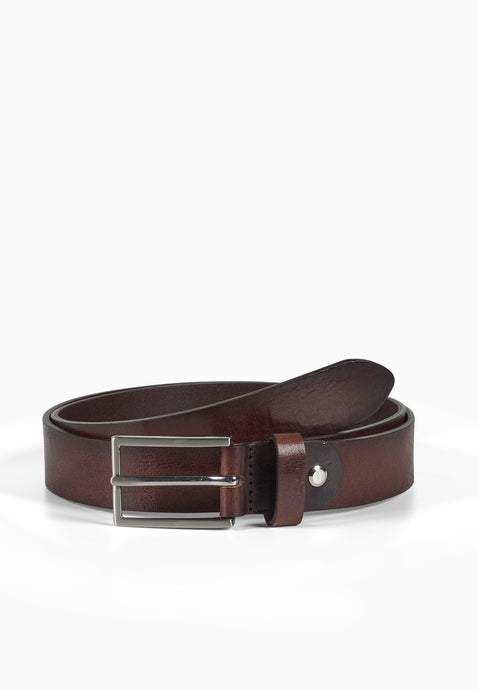 Howard Leather Belt Henry Dark Brown