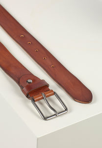 Leather Belt George Brown - Howard London
