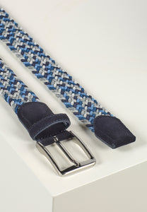Braided Belt Marvin Blue Multicoloured - Howard London