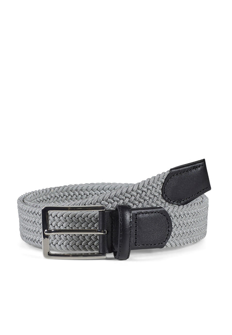 Braided Belt Marvin Light Grey