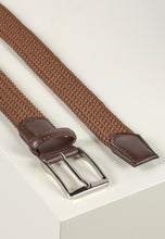 Load image into Gallery viewer, Braided Belt Marvin Mid Brown