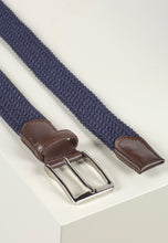Load image into Gallery viewer, Braided Belt Marvin Navy - Howard London