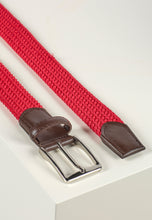 Load image into Gallery viewer, Braided Belt Marvin Red