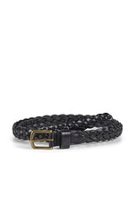 Load image into Gallery viewer, Braided Leather Belt William Black