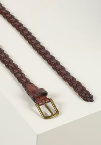 Braided Leather Belt William Brown - Howard London