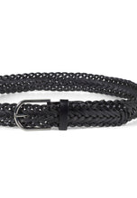 Load image into Gallery viewer, Braided Leather Belt Ruben Black