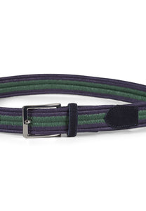 Braided Stretch Belt Blue / Green