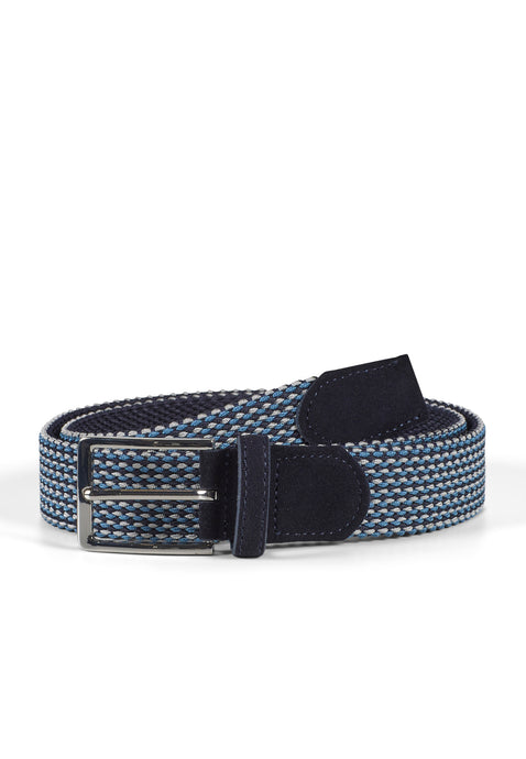 Braided Belt Marvin Blue Multicoloured
