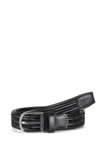 Load image into Gallery viewer, Howard Braided Stretch Belt Asher Black