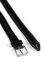 Load image into Gallery viewer, Braided Leather Belt Adwin Black