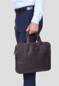 Laptop Bag Harrison Dark Brown