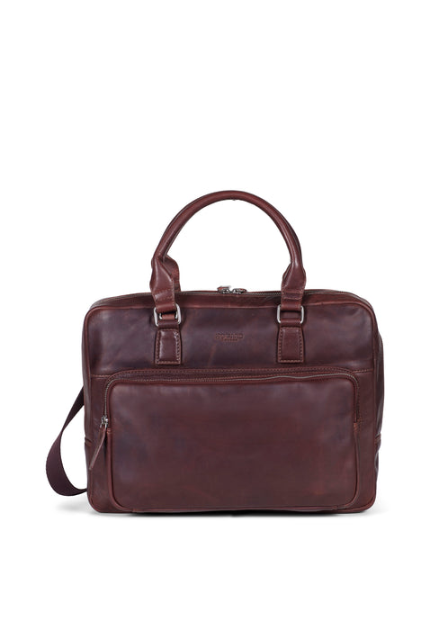 Laptop Bag Leopold Brown