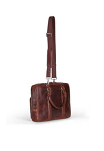 Load image into Gallery viewer, Laptop Bag Leopold Brown