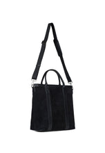 Load image into Gallery viewer, Brian Suede Tote Bag Black
