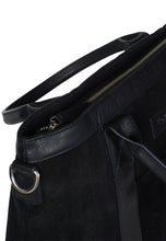 Load image into Gallery viewer, Brian Suede Tote Bag Black