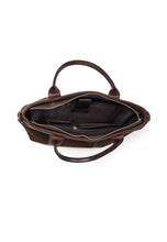 Load image into Gallery viewer, Brian Suede Tote Bag Chocolate
