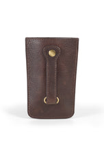 Load image into Gallery viewer, Keyring Pouch Dark Brown