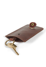 Load image into Gallery viewer, Keyring Pouch Brown