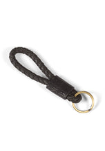 Load image into Gallery viewer, Braided Keyring Black