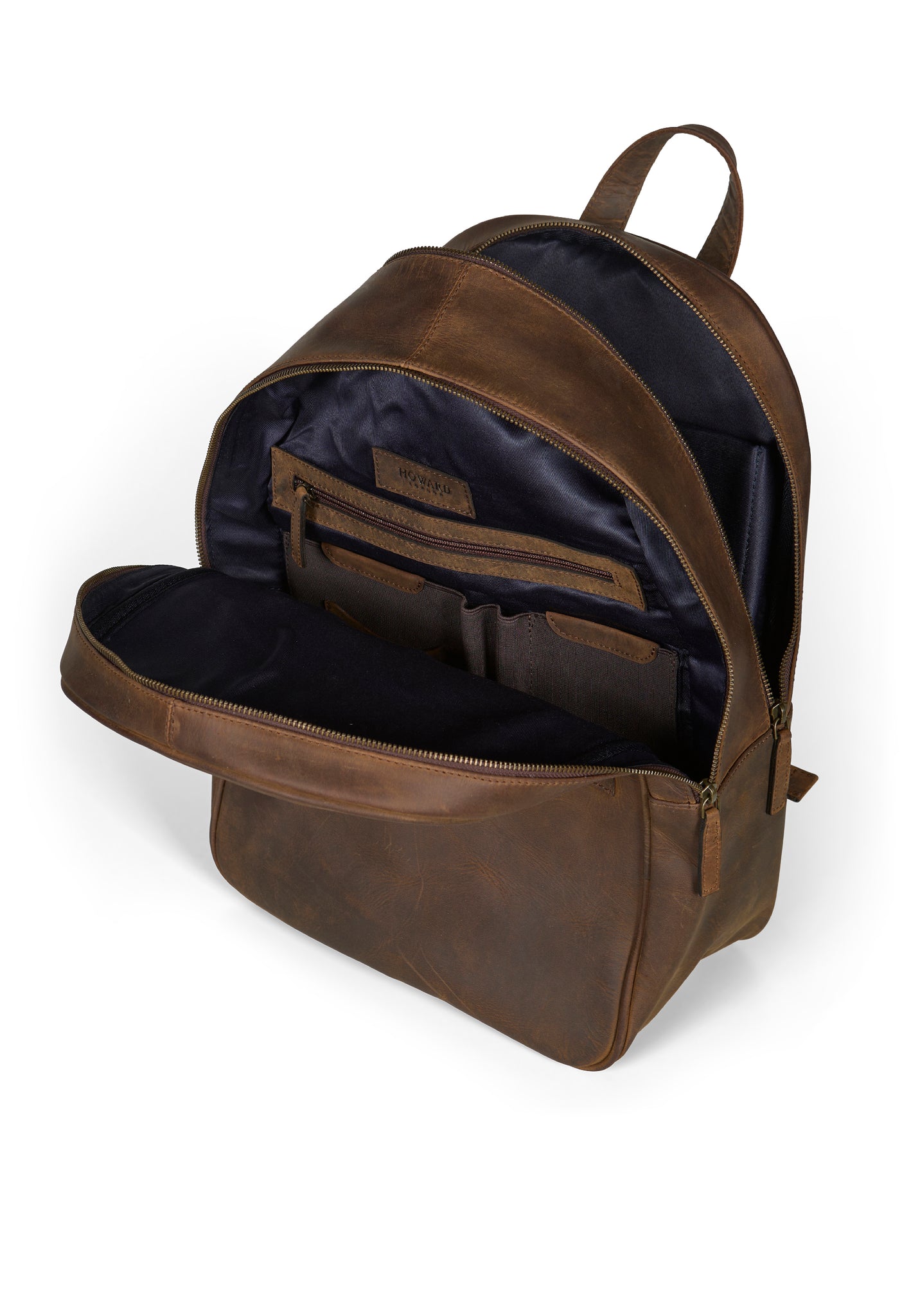 cultured london leather backpack Backpack Leather Bag Cole Brown – Howard London
