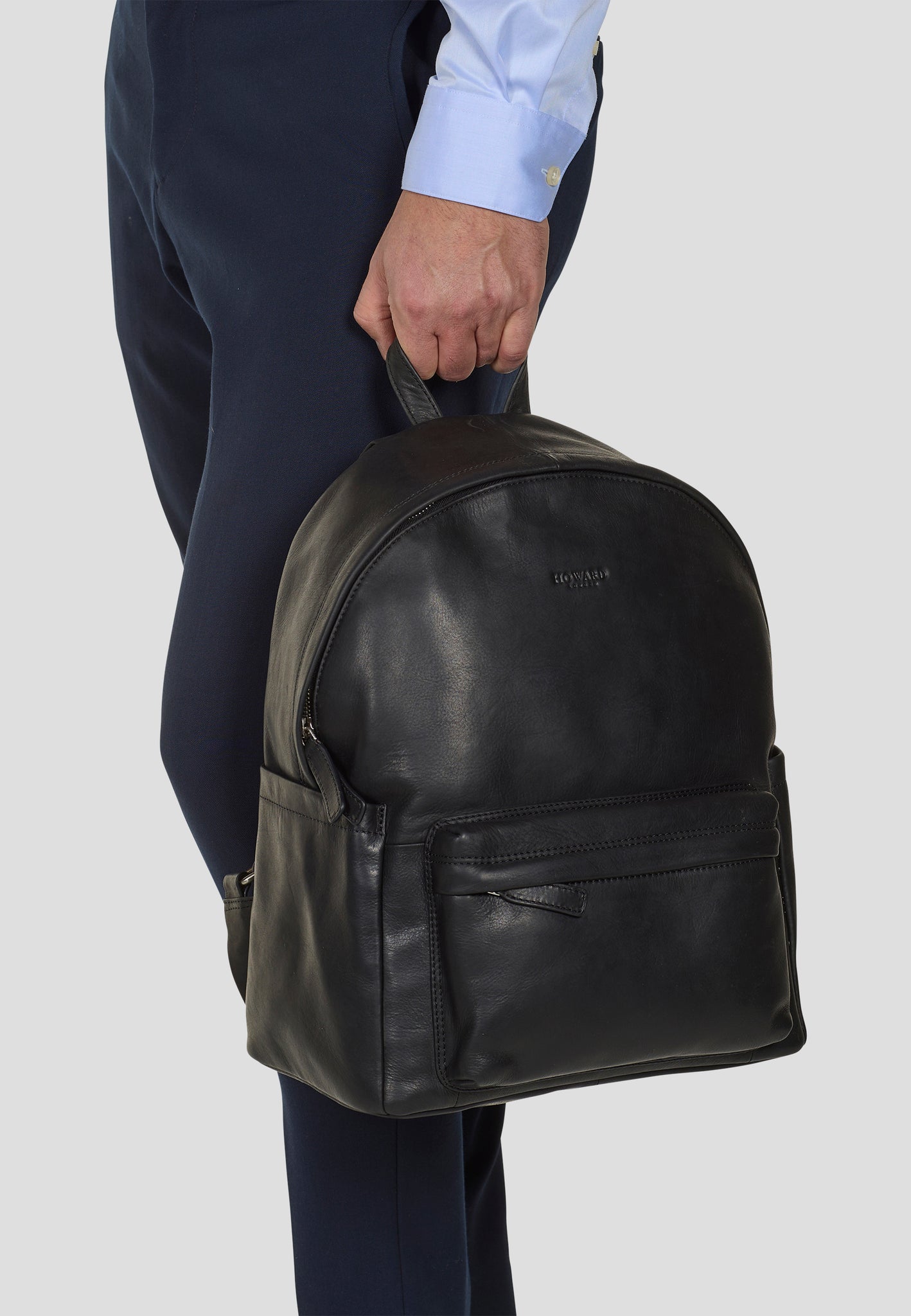 black leather backpack london Backpack Ben Black – Howard London