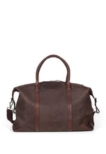 Load image into Gallery viewer, Weekend Bag Nubuck Leather Taylor Dark Brown