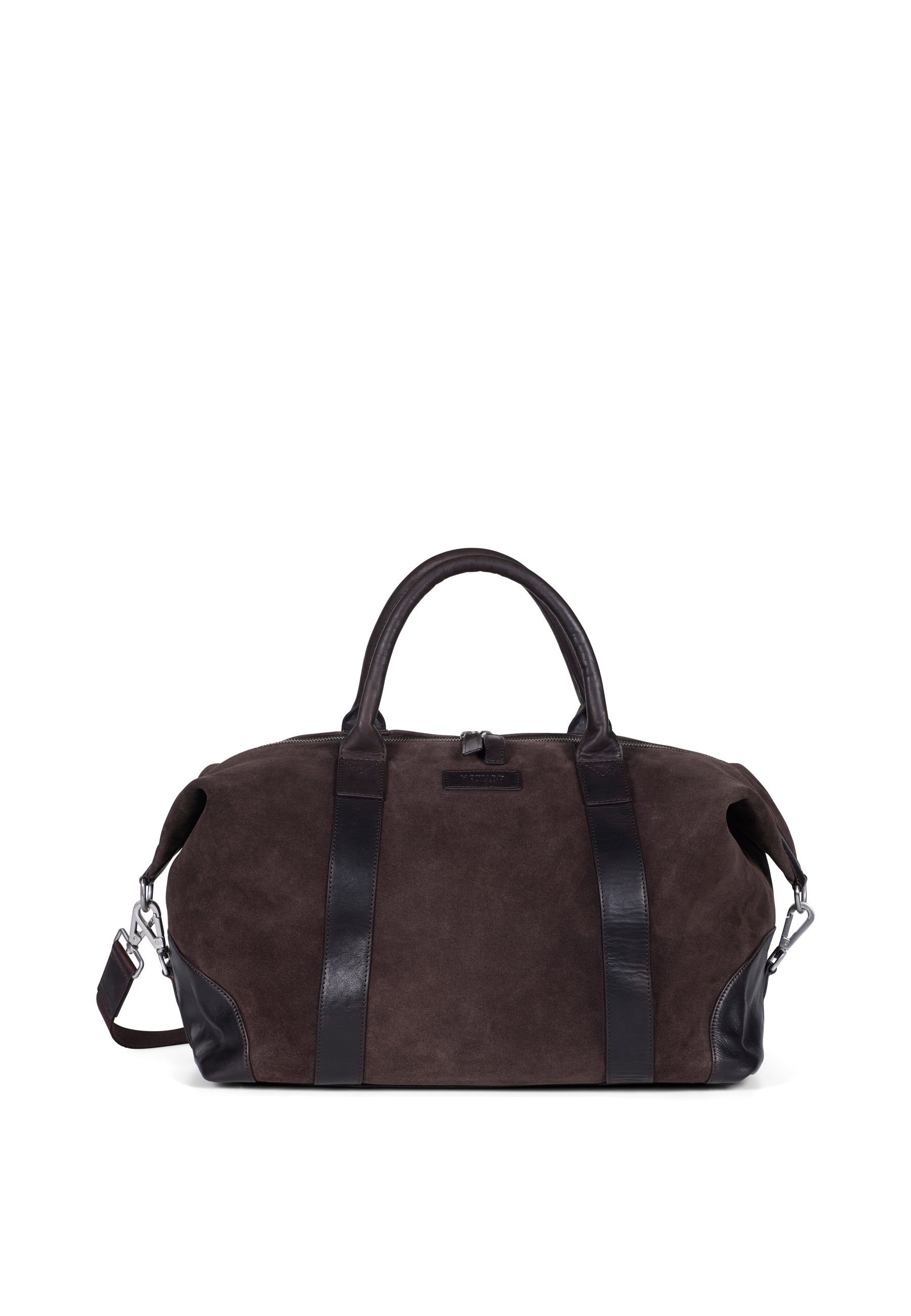 Weekend Bag Steven Suede Chocolate Brown – Howard London