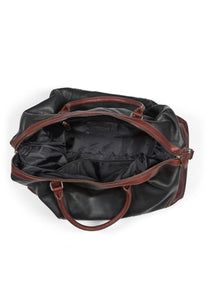 Weekend Bag Cooper Black / Brown