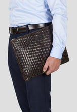 Load image into Gallery viewer, Laptop Braided Sleeve John Dark Brown