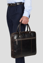 Load image into Gallery viewer, Laptop Bag Conrad Dark Brown