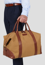 Load image into Gallery viewer, Weekend Bag Steven Canvas Beige