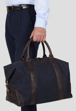 Load image into Gallery viewer, Weekend Bag Steven Canvas Navy