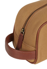 Load image into Gallery viewer, Washbag Canvas Beige