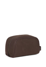 Load image into Gallery viewer, Washbag Canvas Dark Brown