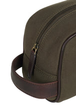 Load image into Gallery viewer, Washbag Canvas Green