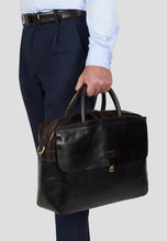 Load image into Gallery viewer, Laptop Bag Charlie Dark Brown