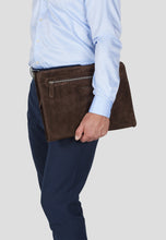 Load image into Gallery viewer, Laptop Sleeve Suede Kieran Dark Brown