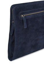 Load image into Gallery viewer, Laptop Sleeve Suede Kieran Navy