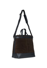Load image into Gallery viewer, Alfie Tote Bag Suede Chocolate