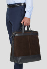 Load image into Gallery viewer, Alfie Tote Bag Suede Chocolate