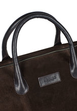 Load image into Gallery viewer, Weekend Bag Milo Suede Chocolate Brown