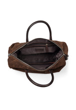 Load image into Gallery viewer, Weekend Bag Milo Suede Dark Brown