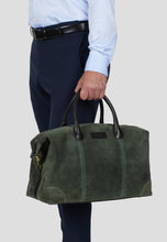 Load image into Gallery viewer, Weekend Bag Milo Suede Green