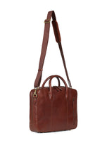 Load image into Gallery viewer, Laptop Bag Wilfred Brown