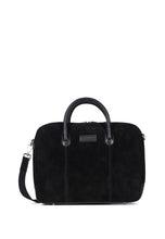 Load image into Gallery viewer, Laptop Bag Wilfred Suede Black
