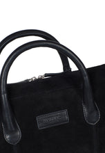 Load image into Gallery viewer, Laptop Bag Wilfred Suede Black