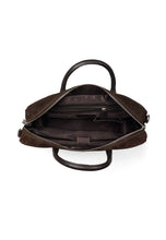 Load image into Gallery viewer, Laptop Bag Wilfred Suede Chocolate