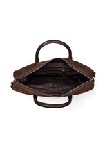 Load image into Gallery viewer, Laptop Bag Wilfred Suede Dark Brown